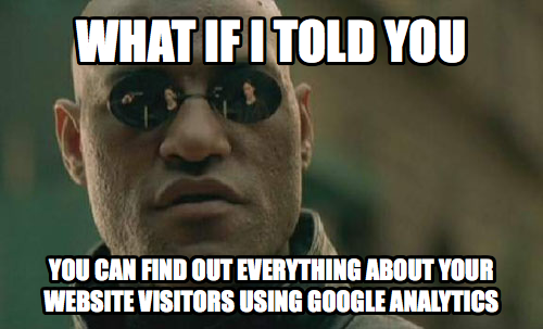 Google Analytics Meme